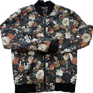 Forever 21 flower bomber jacket, pattern jacket, size Xsmall